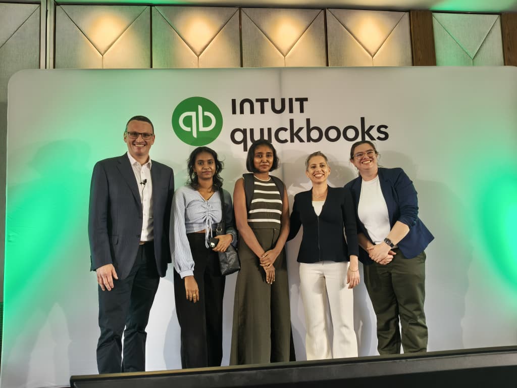 Kana with the Intuit QuickBooks team