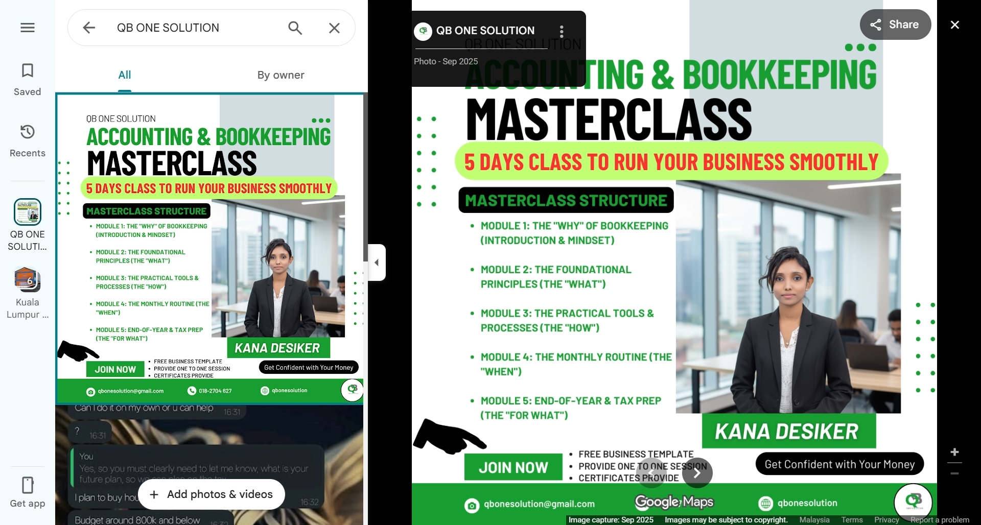 QB One Solution Accounting & Bookkeeping Masterclass with Kana Desiker